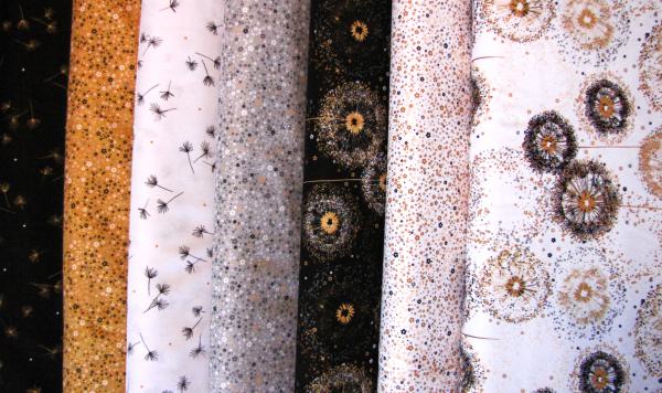 Stoffpaket Whisper by Quilting Treasures 7 Stoffe
